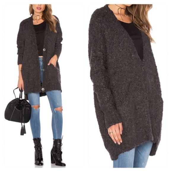 Free People Sweaters - Free People Oversized Boucle Cardigan